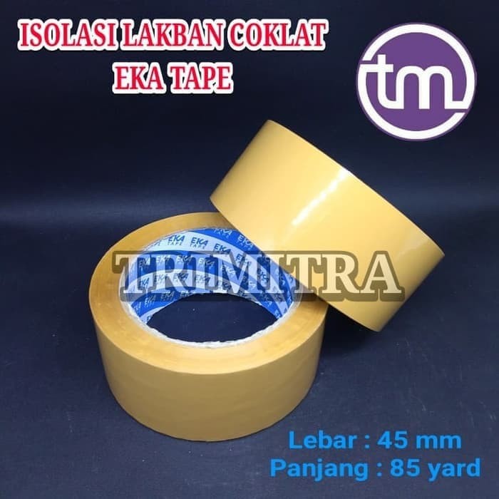 

EKATAPE ISOLASI LAKBAN SELOTIP TAN COKLAT BROWN EKA TAPE BY DAIMARU