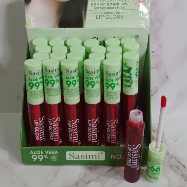 [PER 6 PCS] LIP TINT/LIPTINT SASIMI ALOE VERA NO.S721