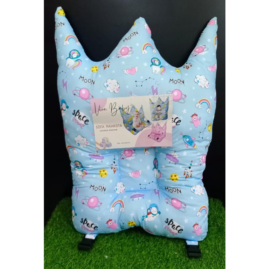 Vira Baby Sofa Mahkota Motif