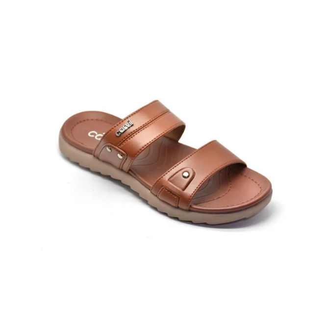 Sandal Casual Selop Pria Carvil TERANO 02 Stone