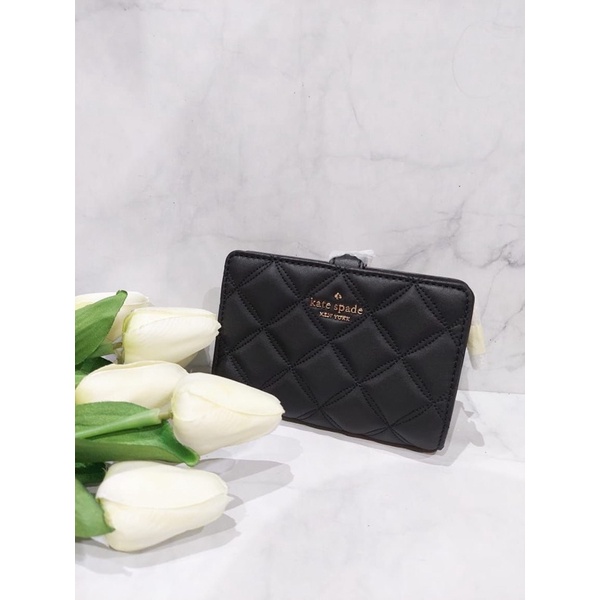 *READY STOCK* Ks Natalia bifold medium wallet (black)