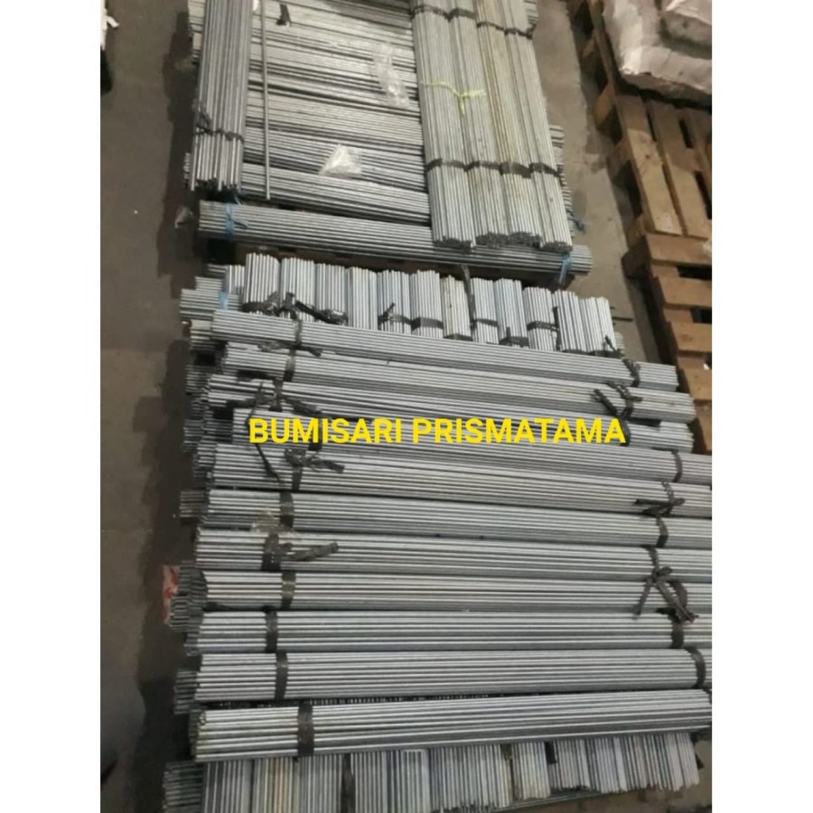 Longdrat m14 galvanish (halus) / Longdrat 14 mm x 1mtr / Asdrat murah