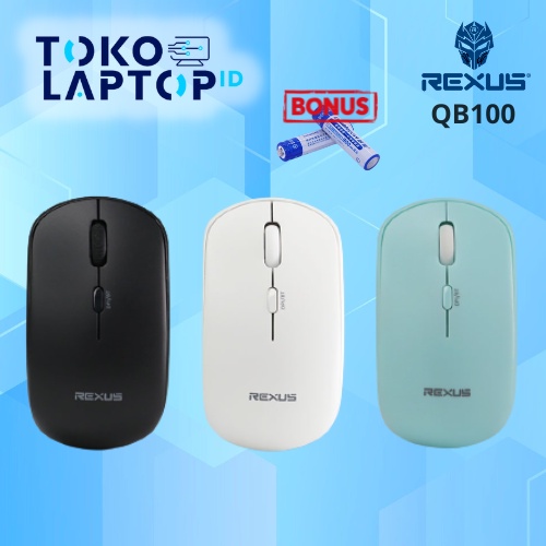 Rexus QB100 Wireless Bluetooth Mouse 2,4 Ghz 3in1 Connection