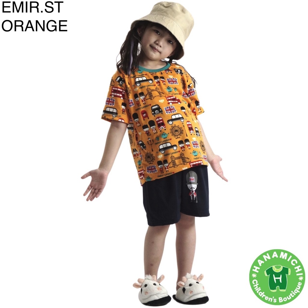 Hanamichi EMIR.ST Setelan Anak Lengan Pendek Full Print