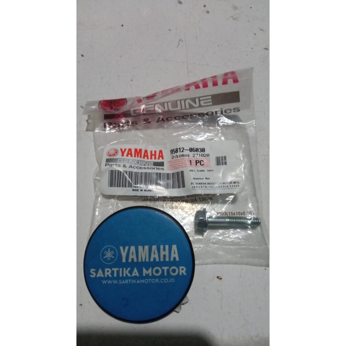 Baut Original Bolt, Flange Baut Cover Cvt Yamaha Nmax