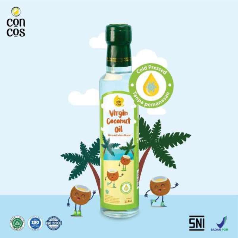 

CONCOS VCO Virgin Coconut Oil 100ml / 250 ml Minyak Kelapa Murni