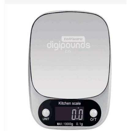 TOSERBA_EMAK - Digipounds Timbangan Dapur Digital Kitchen Scale 10kg 1g - Z3S - Gray