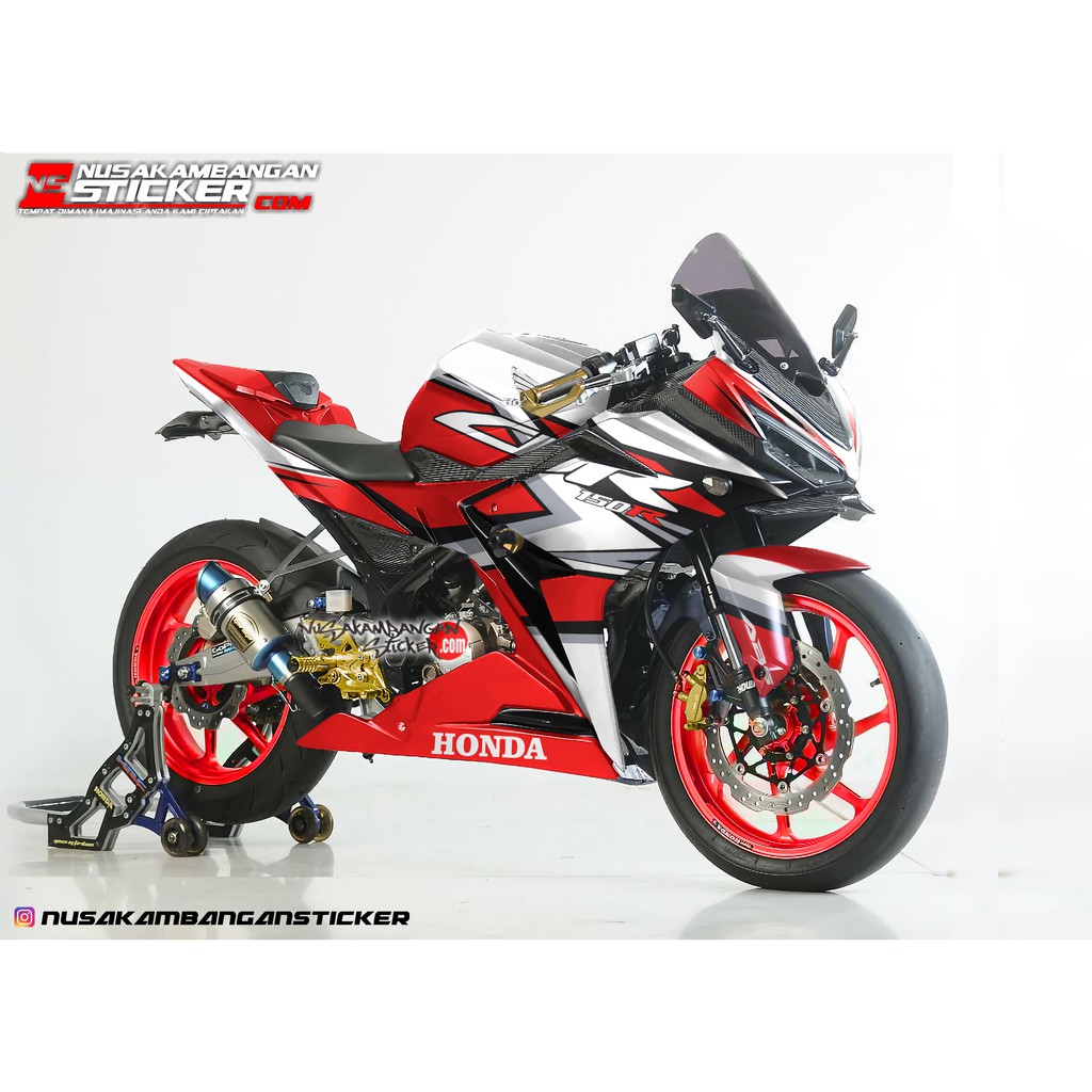 Decal Sticker CBR 150 R All New Authentic merah Stiker Full Body