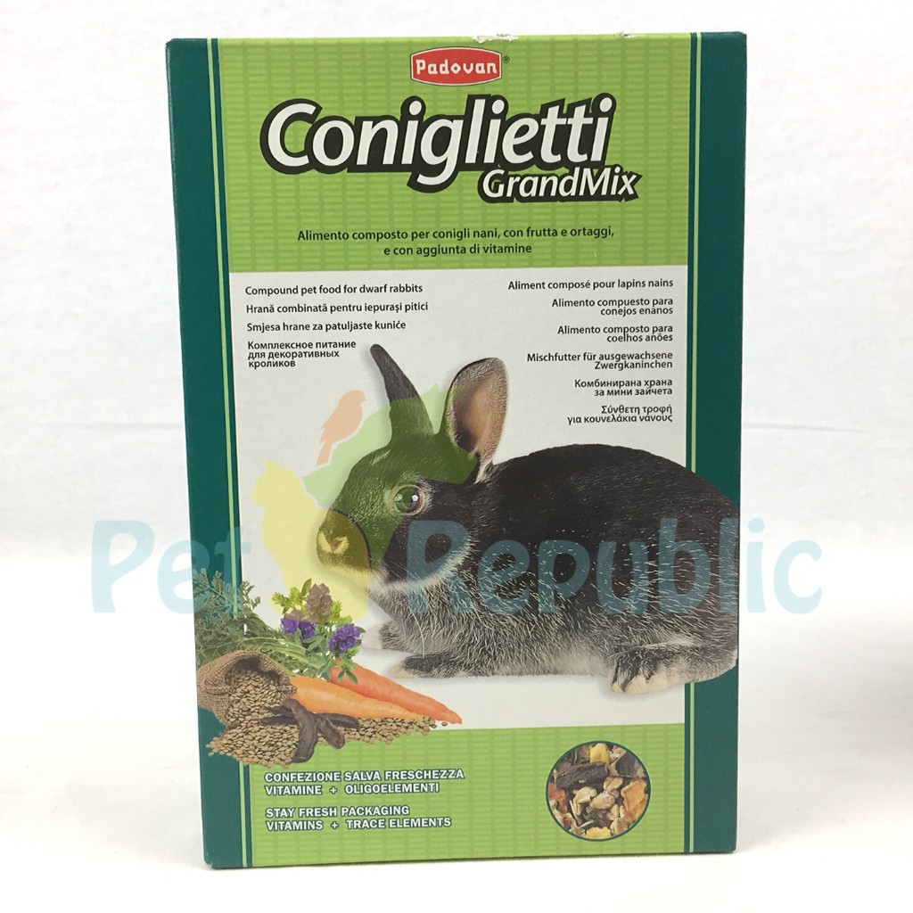

PADOVAN Makanan Kelinci Premium Grandmix Coniglietti with Fruit 850gr