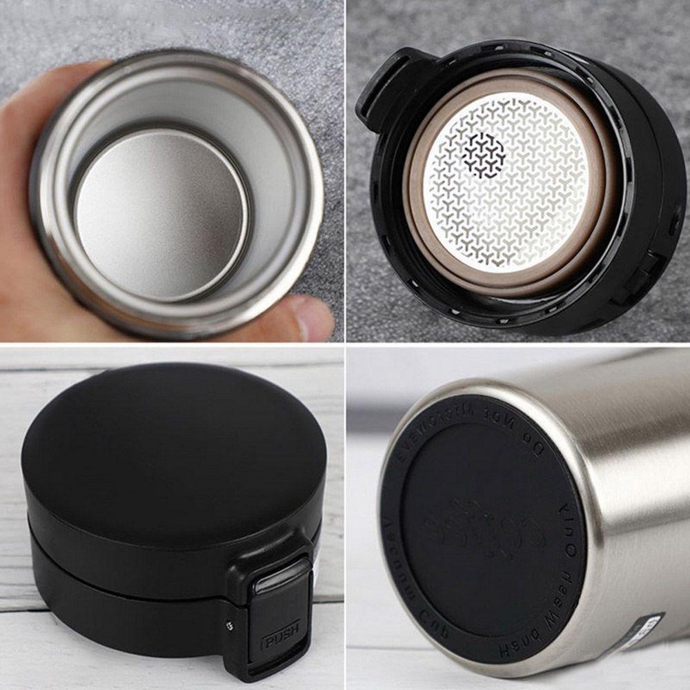 Solighter 380ml Insulated Travel Coffee Mug Botol Air Anti Tumpah Tumbler Vacuum Double Wall Stainless Steel