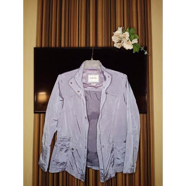 Jaket Geox Respira Lilac Ungu Violet