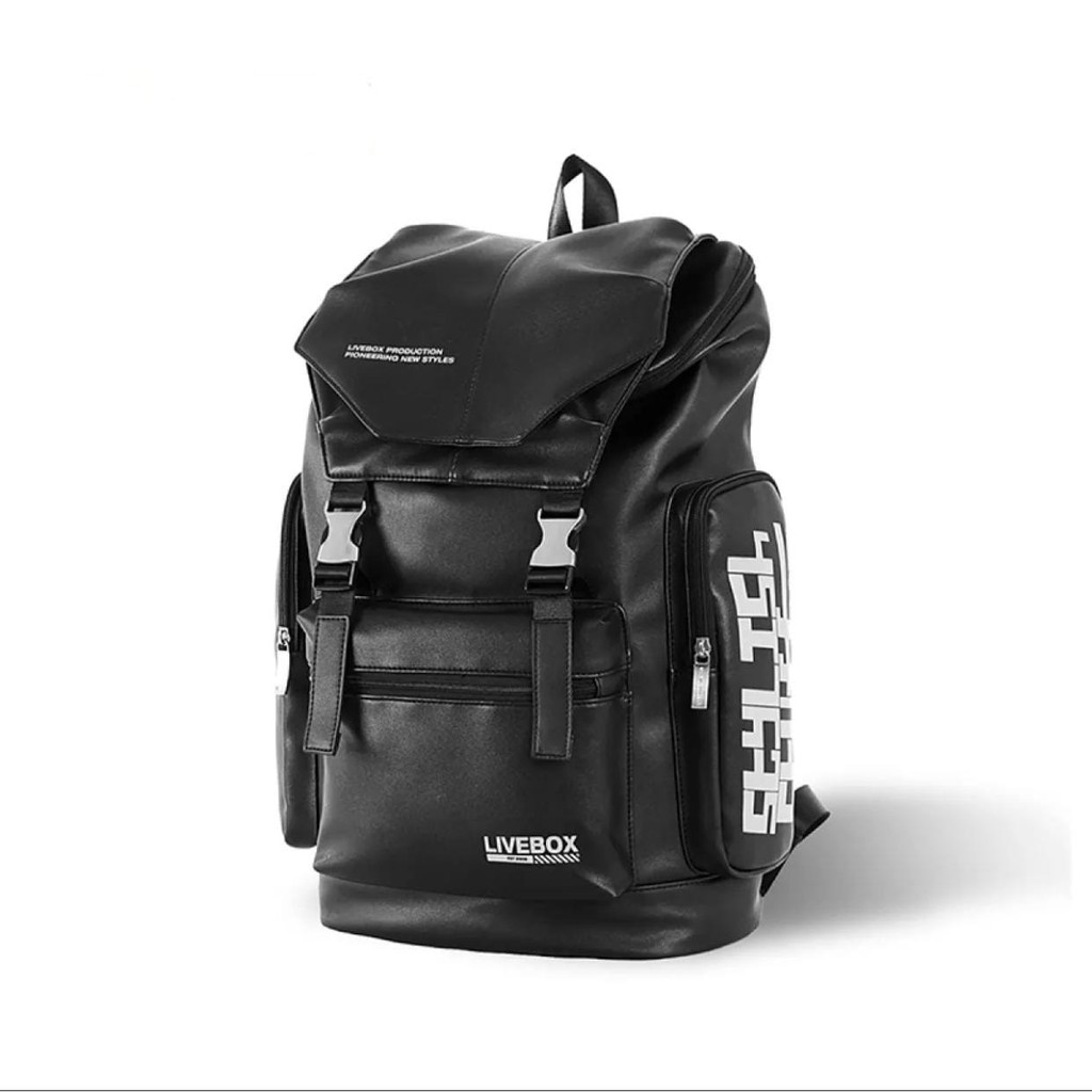 TAS RANSEL PRIA LIVEBOX KULIT TEBALTREND BACKPACK FASHION KEREN KEKINIAN TAS PRIA DISTRO REM