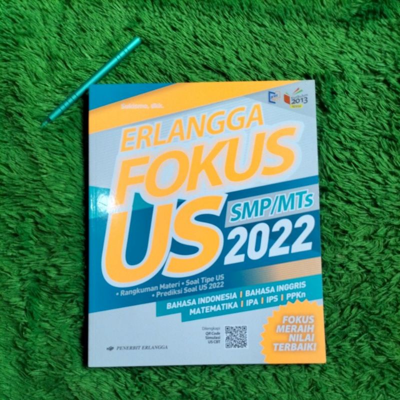 ORIGINAL BUKU ERLANGGA FOKUS US SMP/ MTS 2022