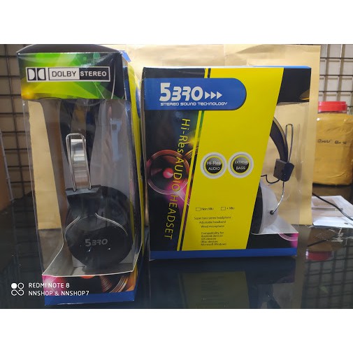 HEADPHONE EXTRA BASS Bando 53RO + mic earphones