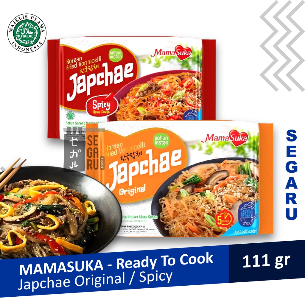 Mamasuka Japchae Instant Korea Ready to Cook Halal