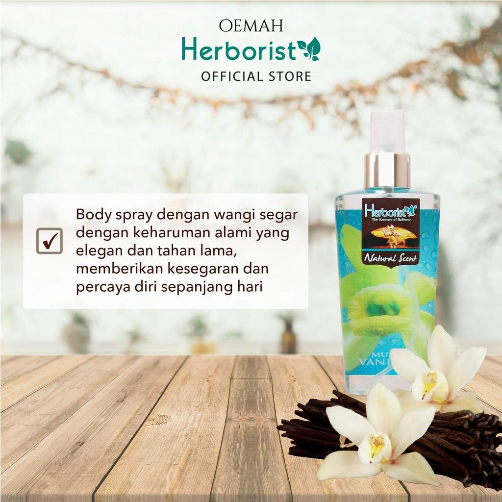 Herborist Parfum Natural Body Scent Zaitun Vanilla Berries Lavenderr 120ml