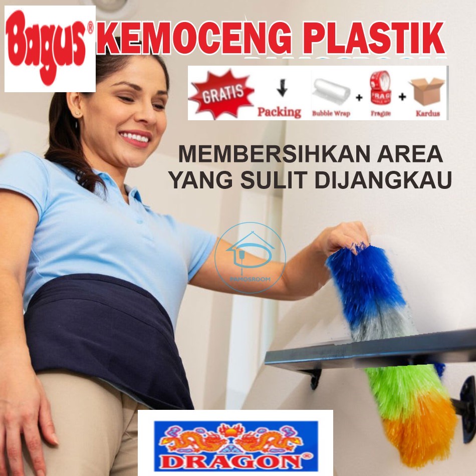 KEMOCENG PLASTIK / PEMBERSIH DEBU / BULU SINTETIS / BULU PLASTIK