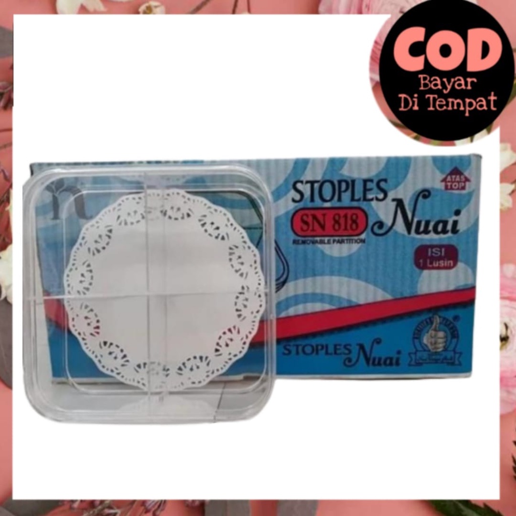 (1 DUS / 12 PCS) TOPLES KUE KERING SEKAT 4 TOPLES NUAI SN 818 TOPLES LEBARAN MURAH (DOMESTICO)