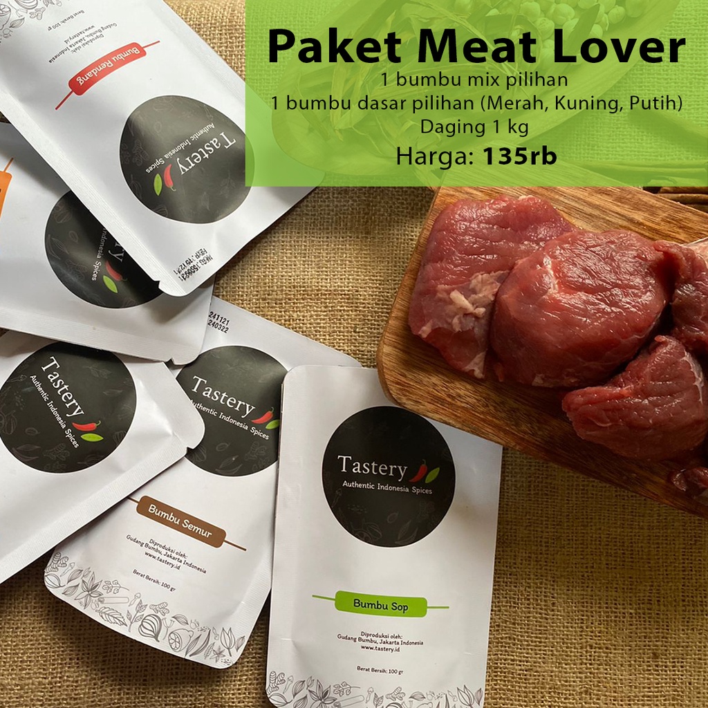 

Paket Meat Lover Tastery Bumbu Masak Tanpa Pengawet
