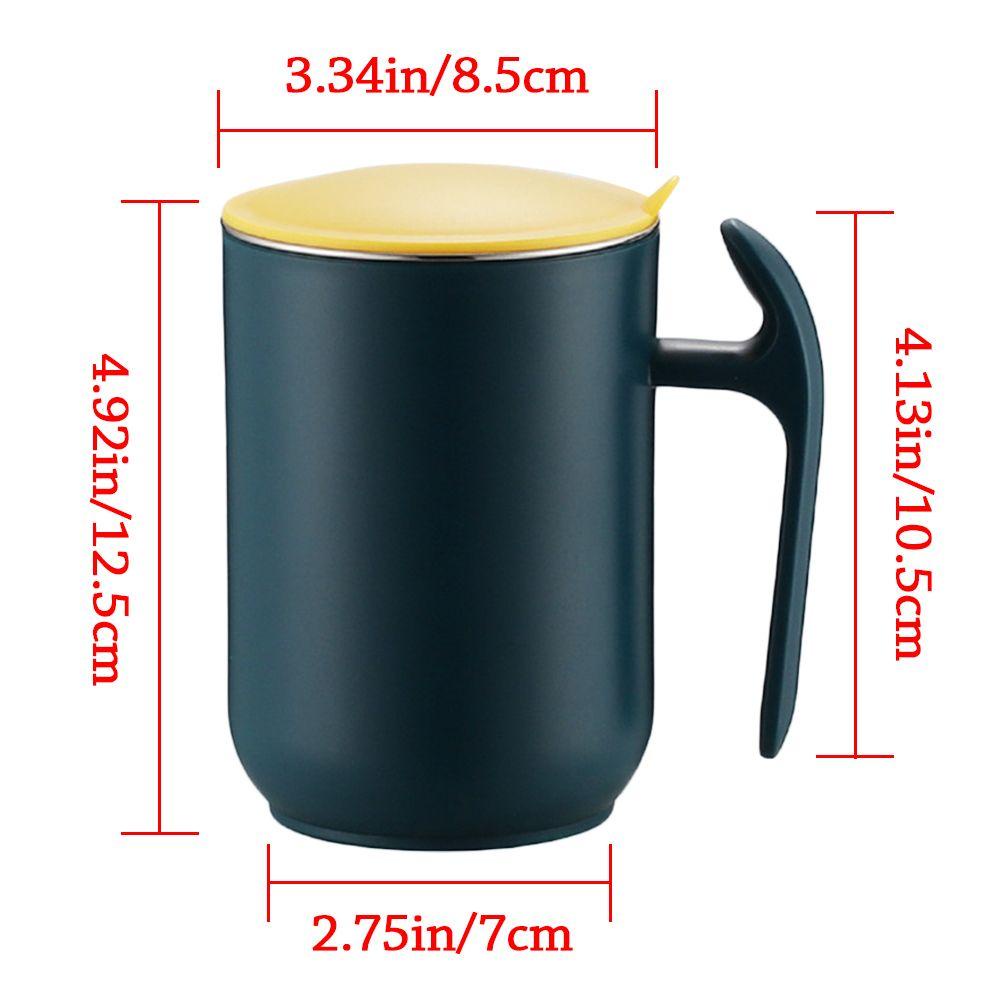 Mug Kopi SOLIGHTER 550ML Ramah Lingkungan Kapasitas Besar 304gelas Susu Stainless Steel