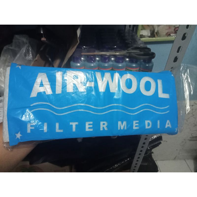 kapas busa filter tebal aquarium / busa kapas media filter aquarium / kapas media filter aquarium / 