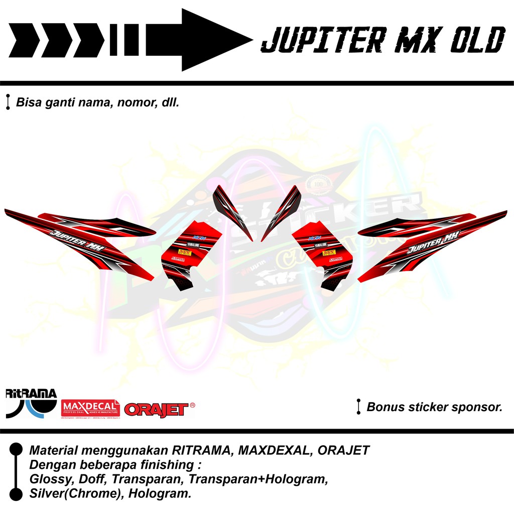 STRIPING CUSTOM JUPITER MX OLD