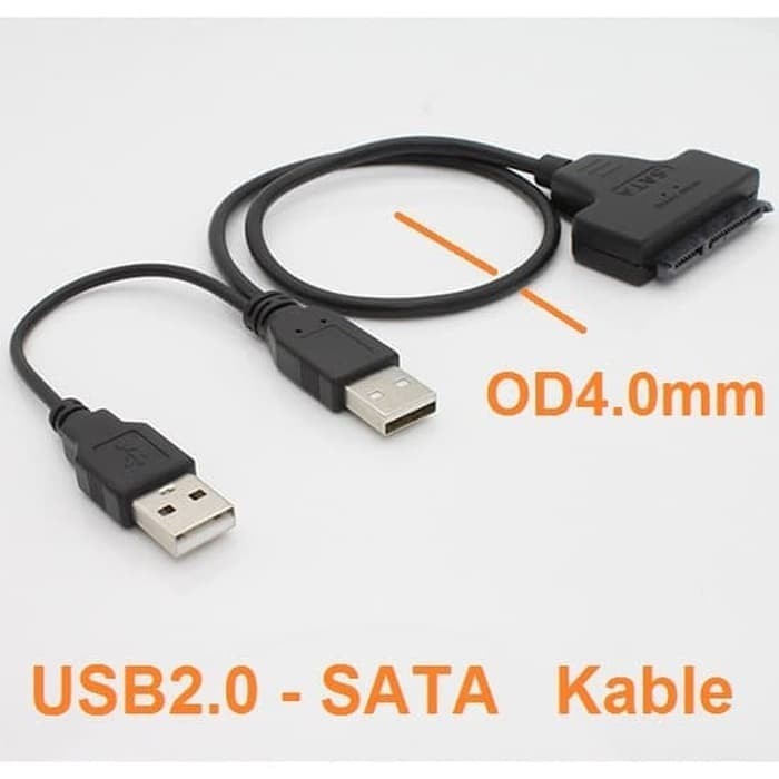 Adapter Converter Hard Disk SATA to USB3.0/2.0 untuk HDD 2.5Inch SSD