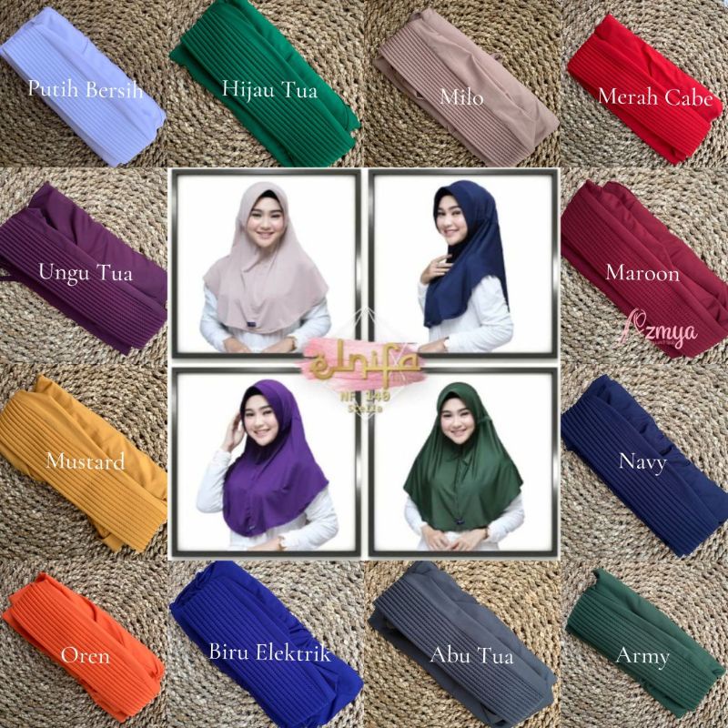 Jilbab serut Elnifa
