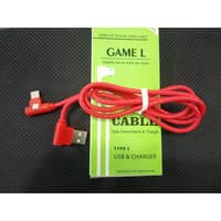 Kabel Data Gaming L 90 Derajat Type C Fast Charging