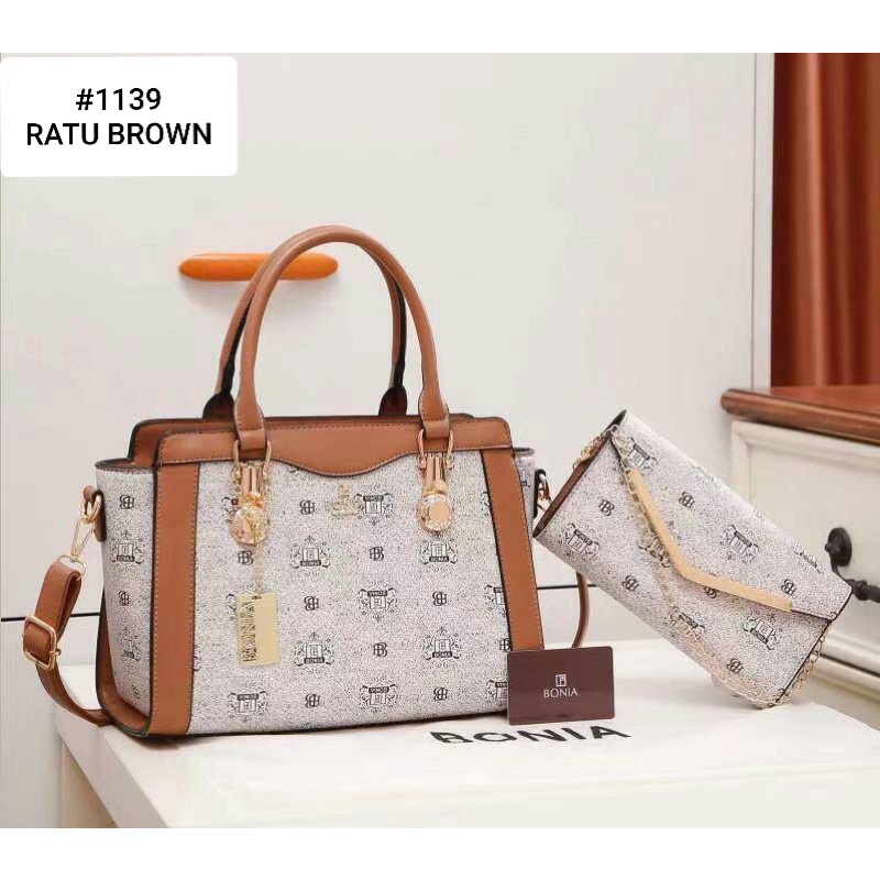 Tas Selempang Bonia  SET 2 IN 1 1139