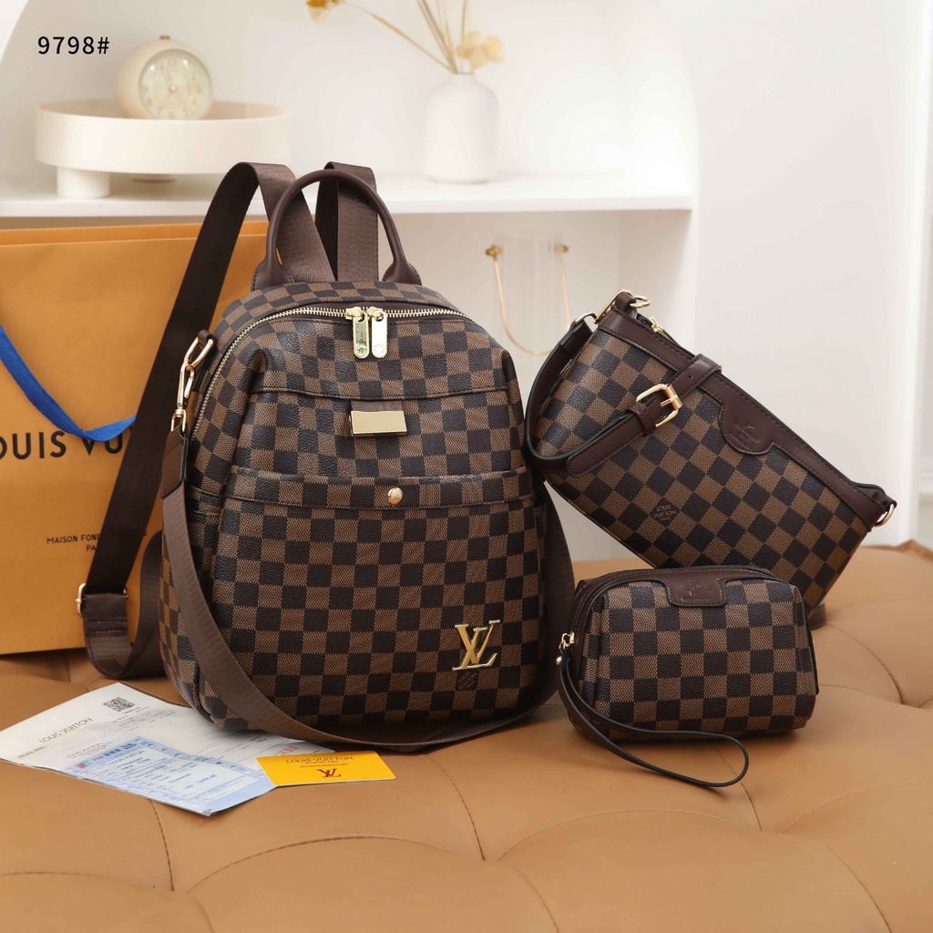 LV 3in1  Backpack Shoulder Bag 9798