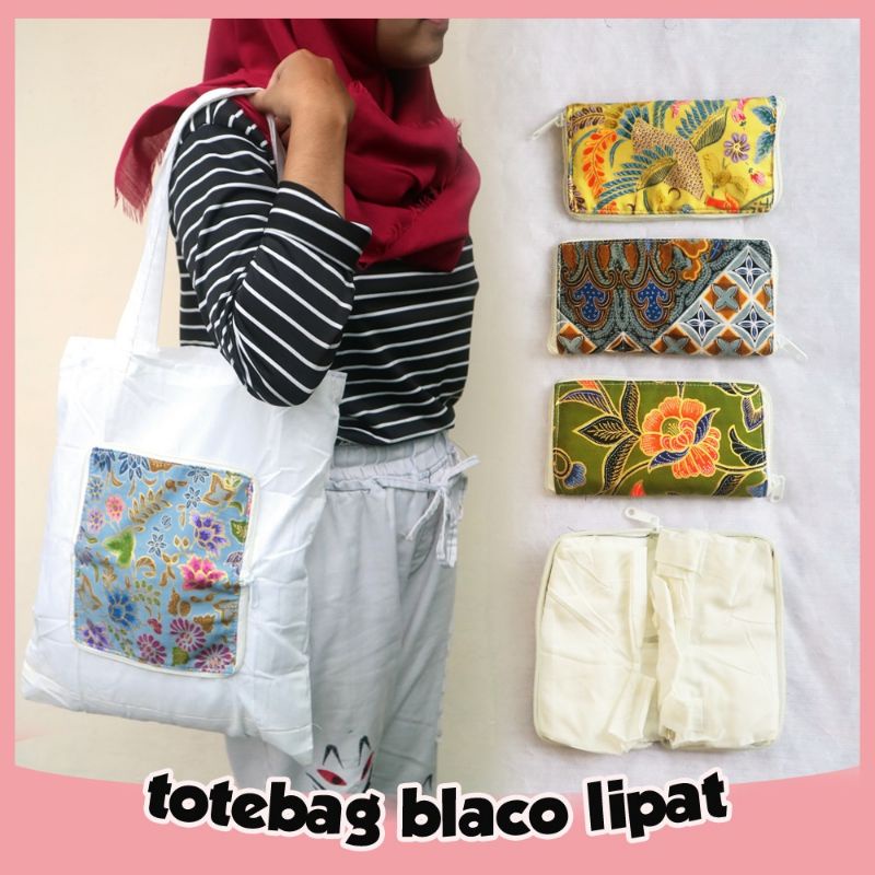 Totebag Blaco Lipat / Tas Blaco Batik