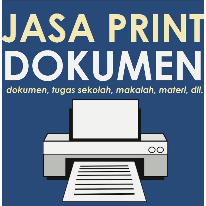 

cetak dokumen (tugas sekolah, file kantor, makalah, skripsi, dll)