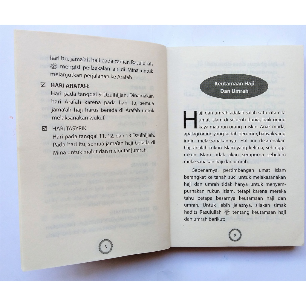 Buku Islami Panduan Praktis Haji & Umrah Plus Doa & Zikir Lengkap