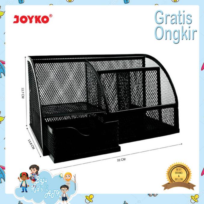 

ORDER-KIRIM Desk Set / Pen Holder / Tempat Alat Tulis Jaring Jala Joyko DS-22