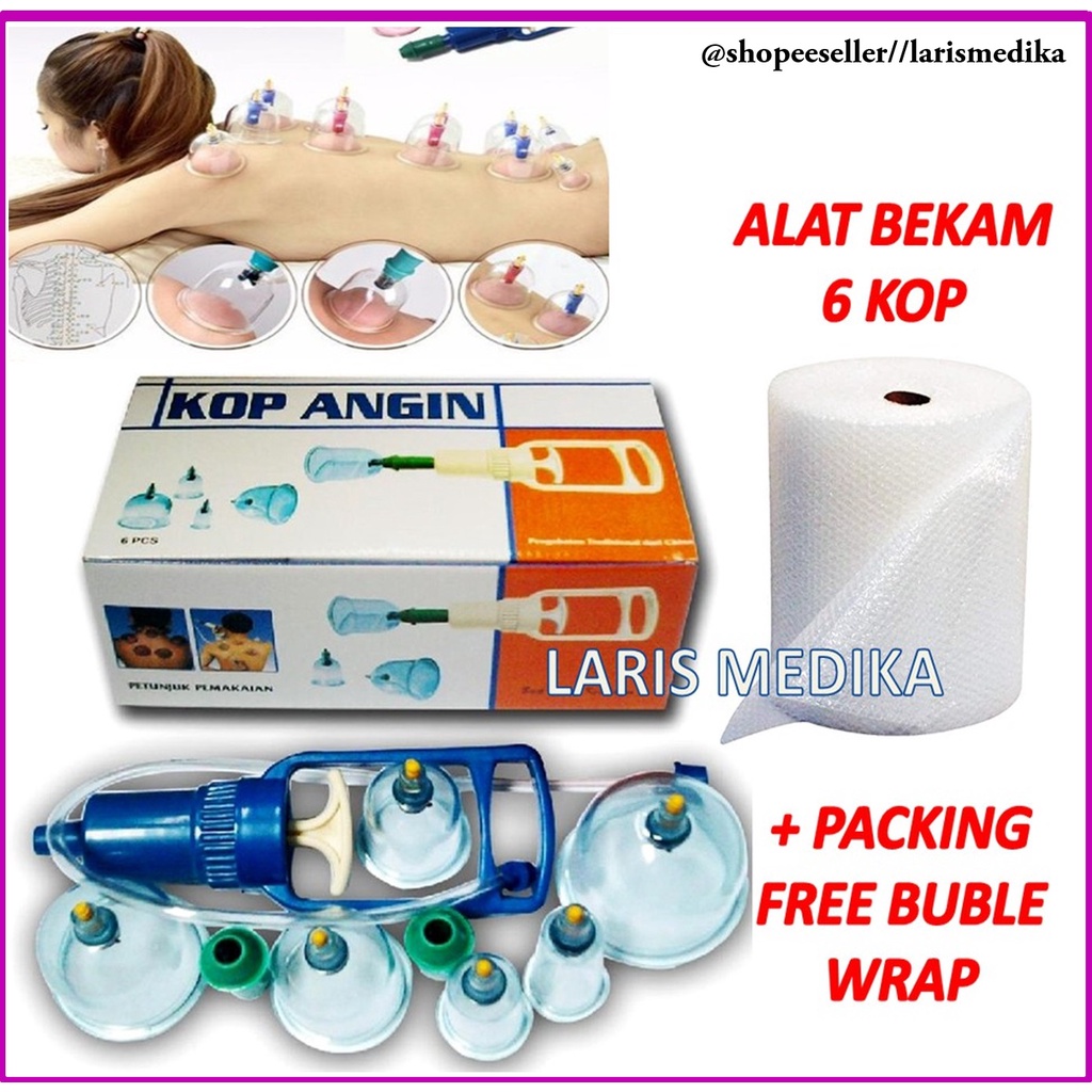 ALAT BEKAM KOP ANGIN BEKAM 6IN1 ORIGINAL + FREE PACKING BUBLE WRAP / ALAT BEKAM KOP ANGIN BEKAM