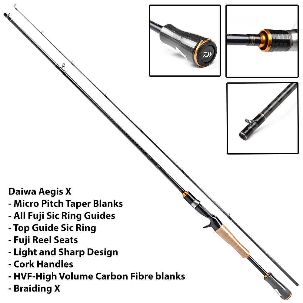 Joran Daiwa Aegis X untuk casting Indonesia Memancing