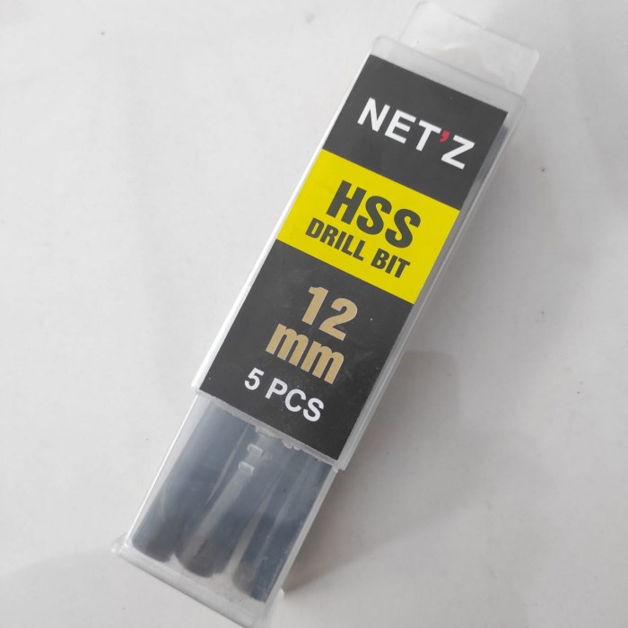 Mata Bor Besi Hitam 12mm Netz HSS