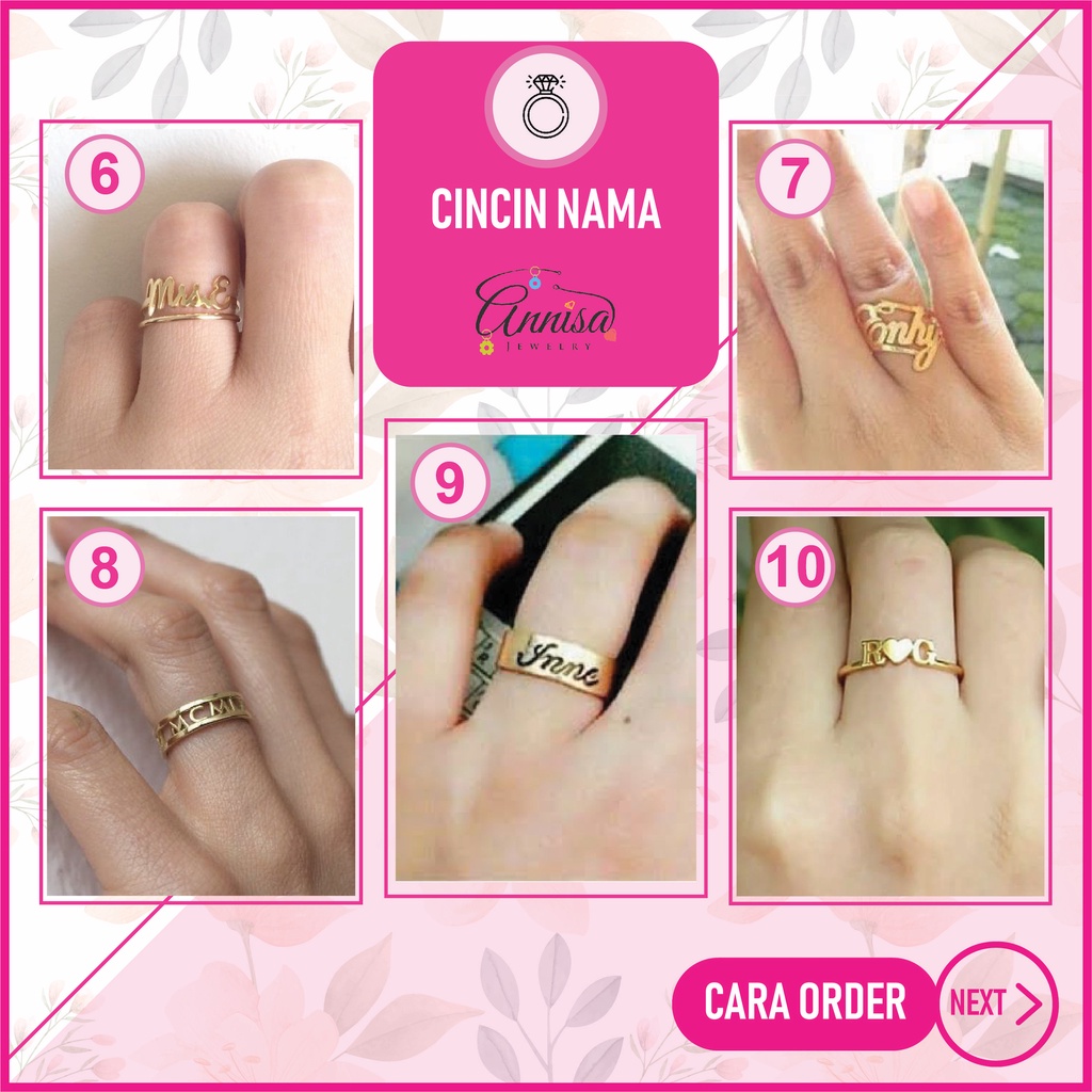 Cincin nama gold