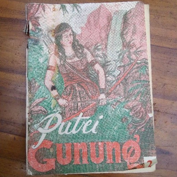 Komik jadul PUTERI GUNUNG Djilid 2 , Alamsjah Diaz , Komik Indonesia jadul