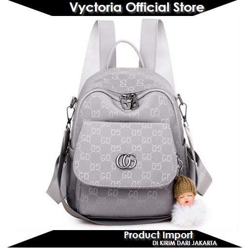 (COD) Vyctoria VOS6095 Tas Ransel Wanita Import Backpack Promo LT1911 CR7554 JT7156 BQ3092 GT1778 EL6095 7156 3092 1911 1778 7554 6095