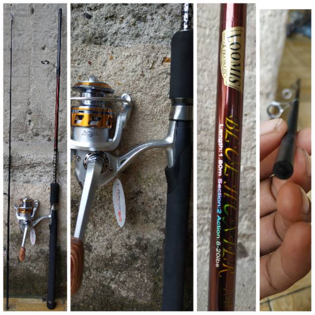 Set Pancing 14 Ball Bearings Loomis Blue Hunter Yumoshi