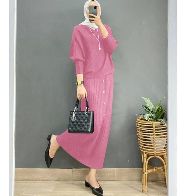 ✽ XXL SETELAN RAJUT / ANYA SET / LAURA SET / SET RAJUT TANGAN BALON / SET BATWING ✷