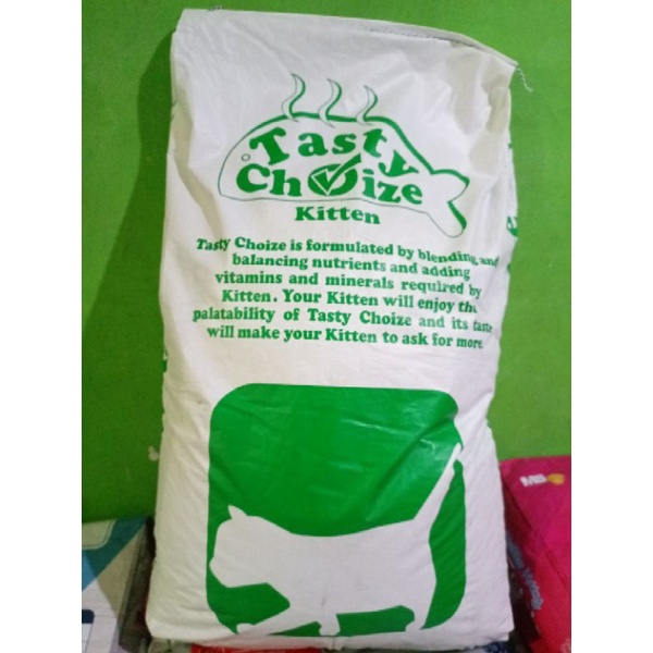 Makanan Kucing Tasty choize kitten 20kg (khusus gojek grab)