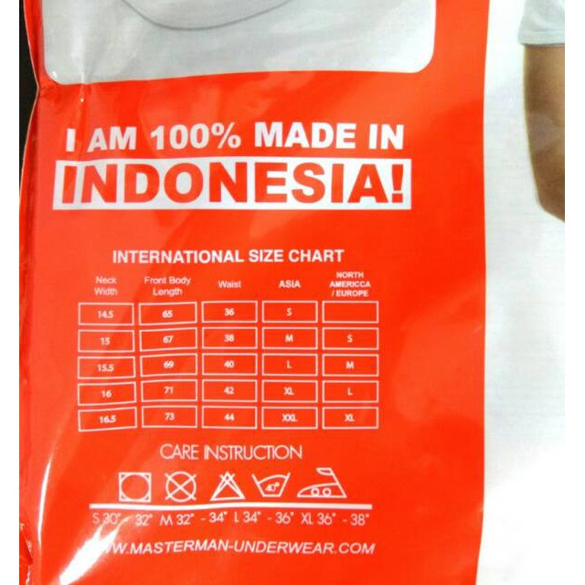 Kaos Dalam MASTERMAN ROUND NECK ABU-ABU ISI 1