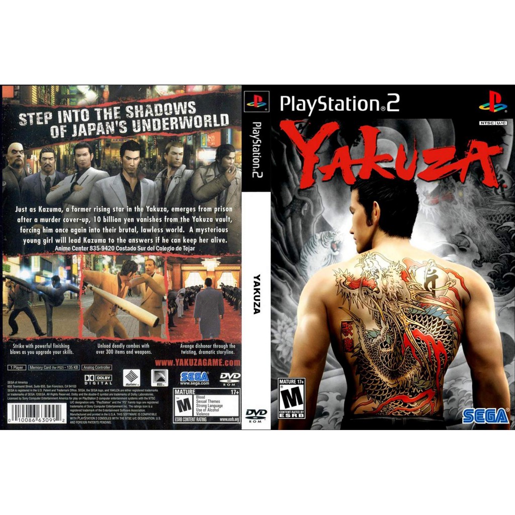 Kaset PS2 YAKUZA