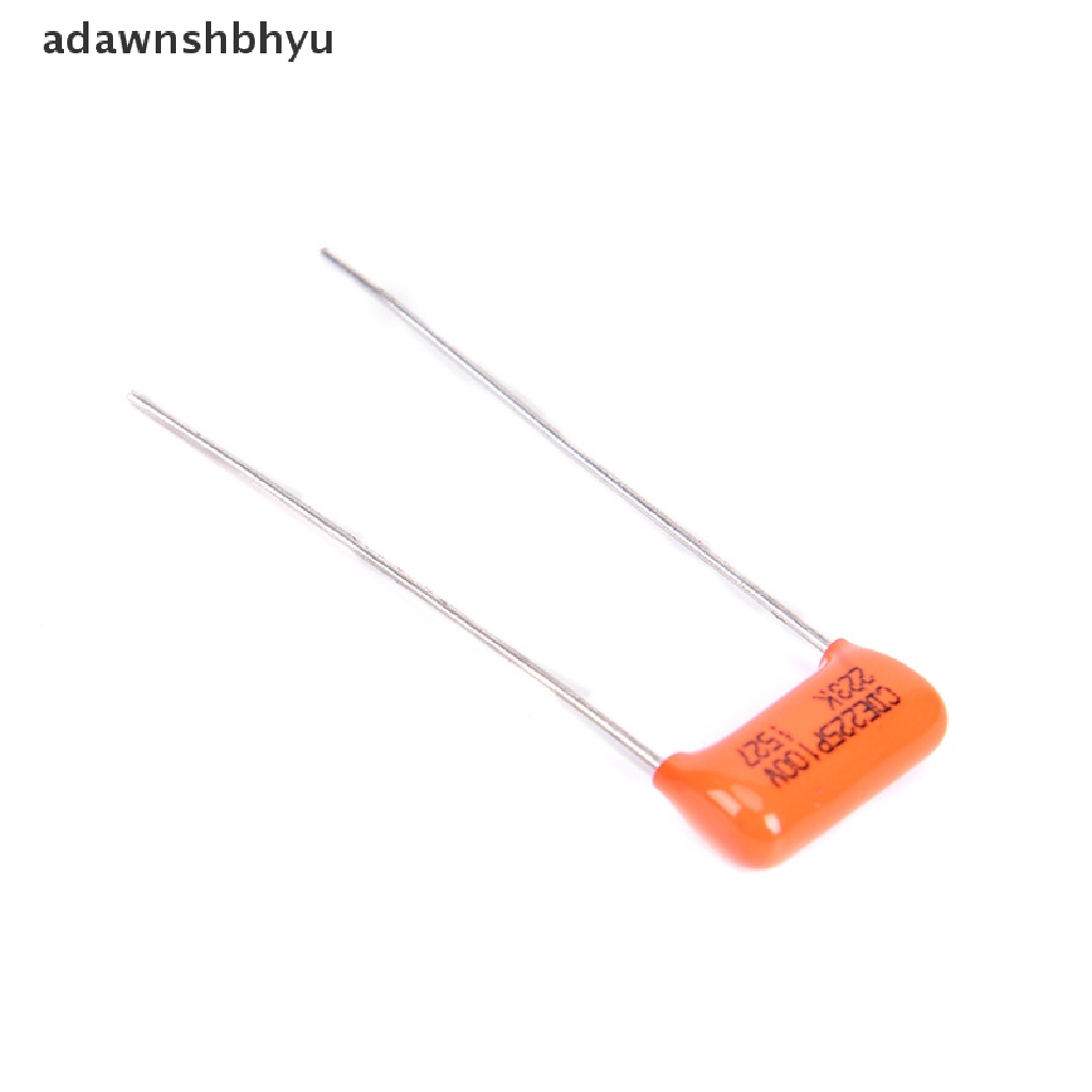 Adawnshbhyu 1pc Kapasitor CDE225P 223K 0.022UF 100V Untuk Gitar Elektrik Bass Cap