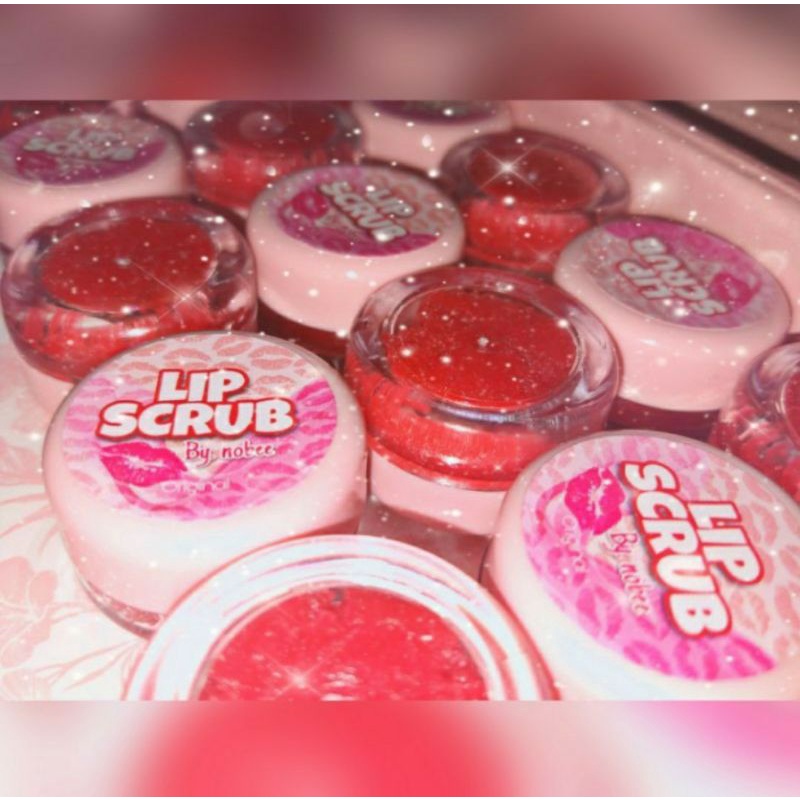 LIP SCRUB NOBEEE | SCRUB BIBIR | MELEMBUTKAN BIBIR