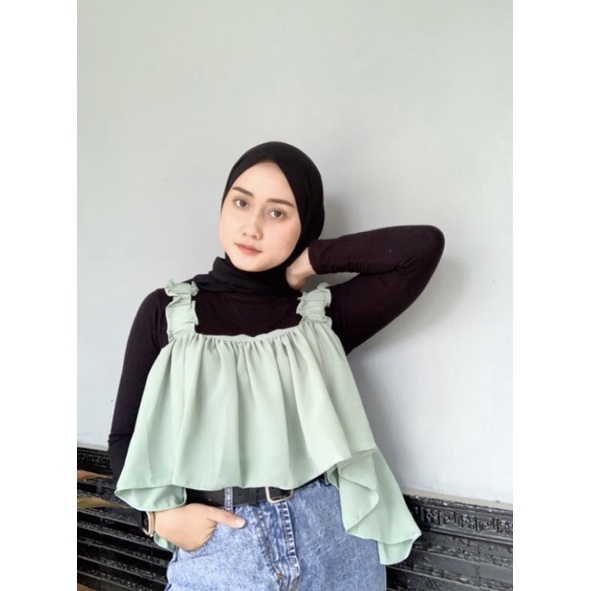 Layer Tanktop Vest Luaran Hijab Wanita Baju Hijab Halal