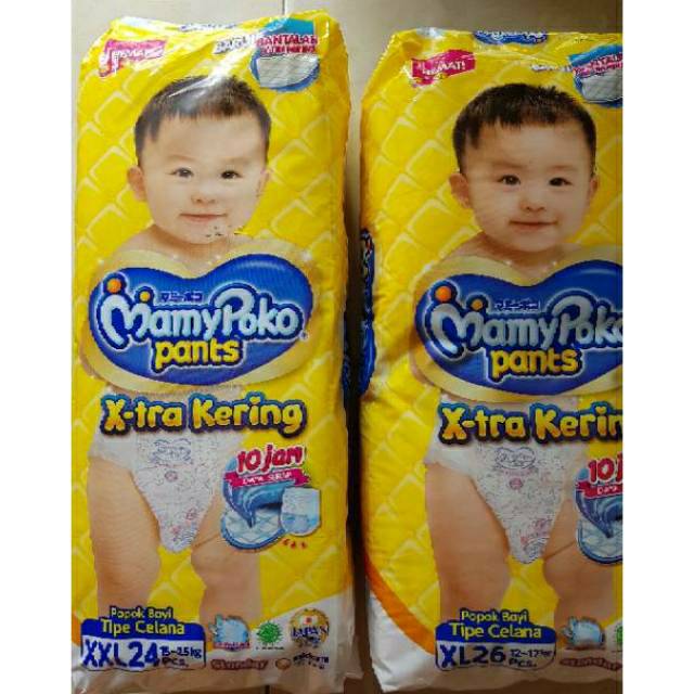 mamypoko pants ex.kering XL26.XXL24